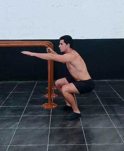 Assisted squat