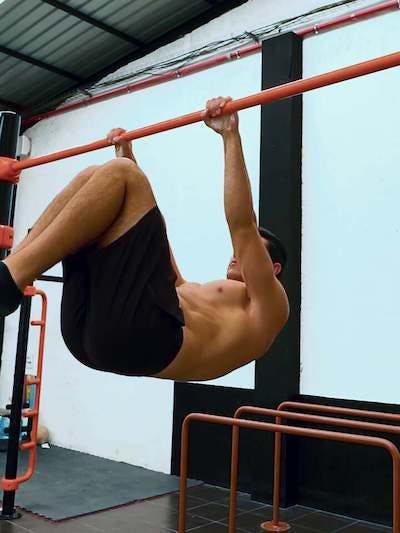 Advanced tucked front lever