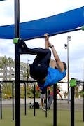 Wrist assisted one arm tucked front lever with